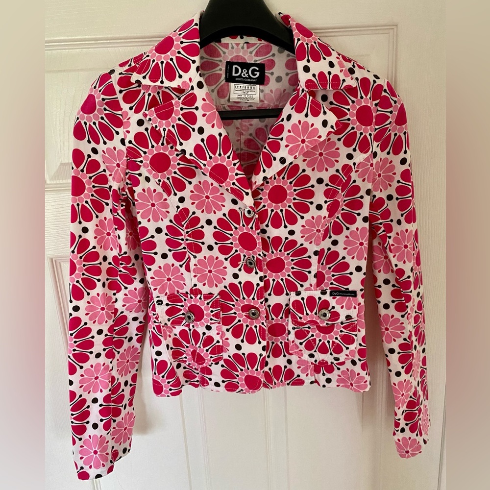 Floral Print Blazer - Picture 1 of 3